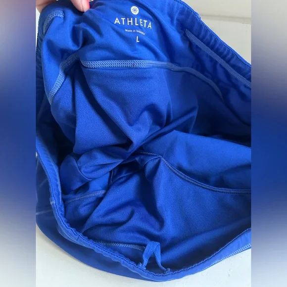 Blue Athleta home run shorts Large‎ - Picture 3 of 8